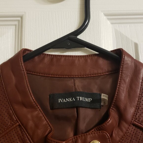 Jacket - Faux Leather Moto Style - NEW - Ivanka Trump - Size Small - Picture 7 of 8